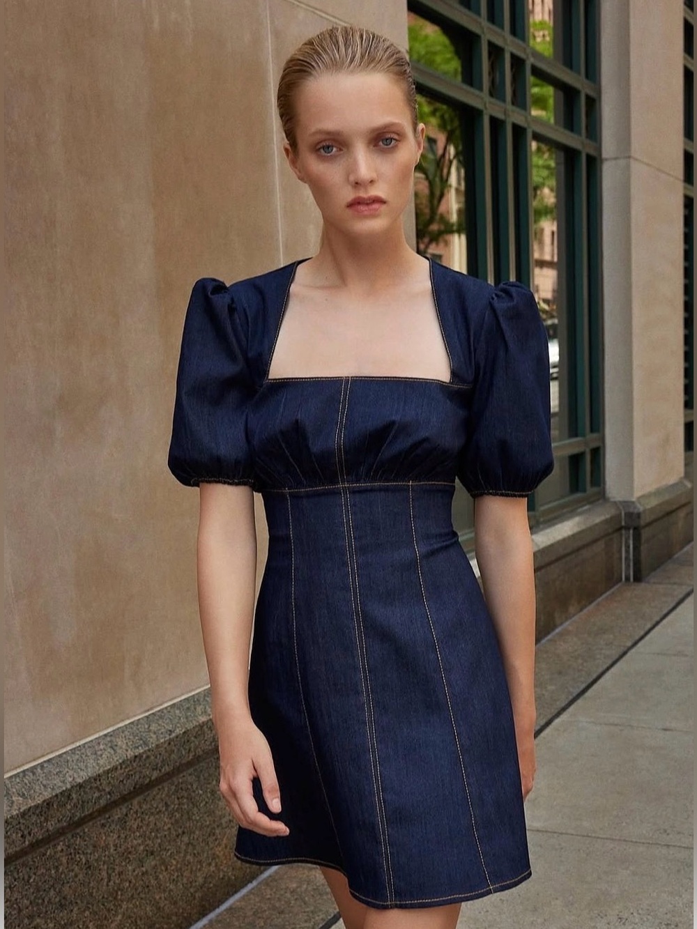 Cinq a Sept Vaughn Denim Mini Dress